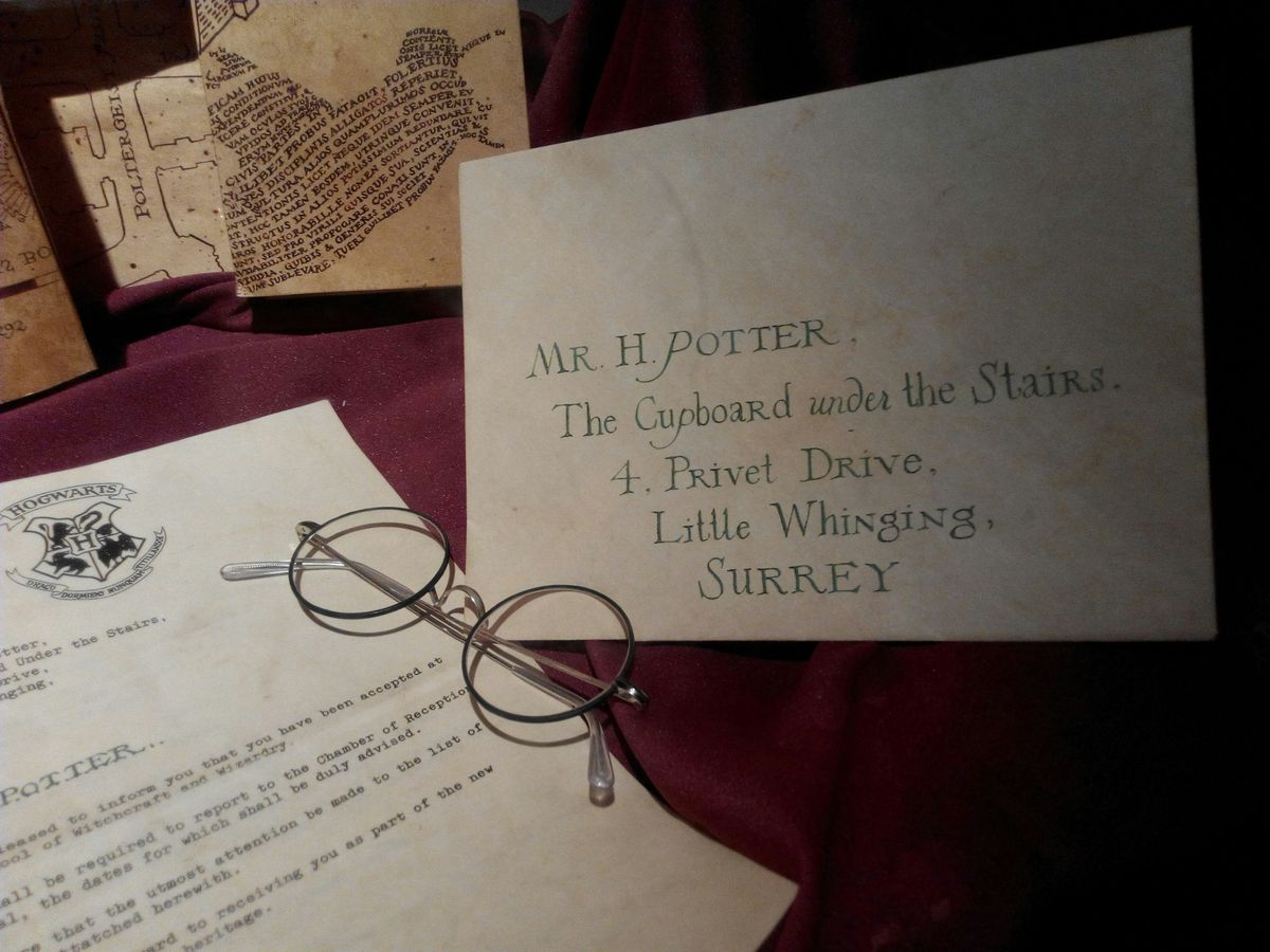 A letter to Harry Potter, one of the most iconic movie characters