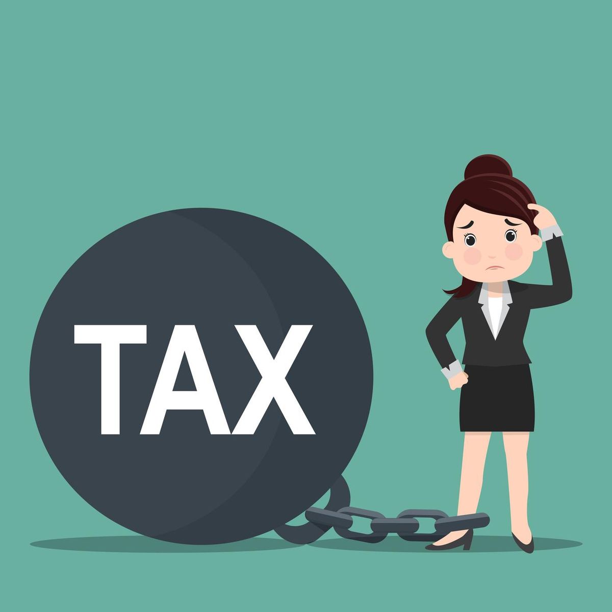 Business women and TAX burden
