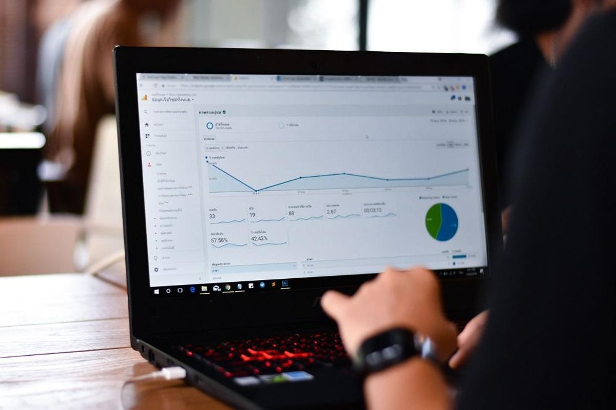 Checking website rankings on google analytics