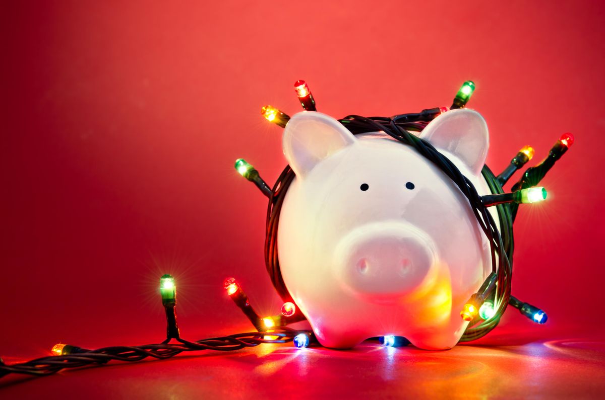 holiday piggy bank