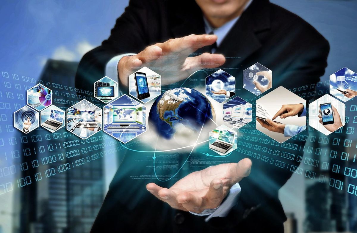 Internet for Business Concept