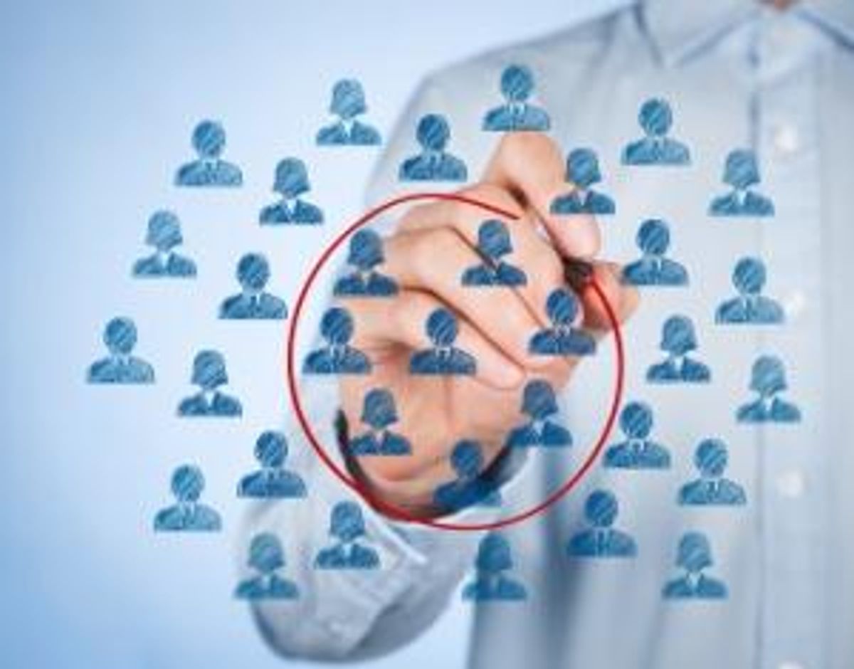 Niche marketing concept